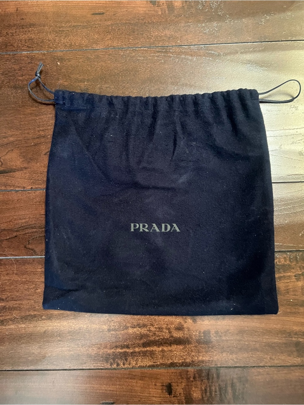 PRADA Navy Velvet Drawstring Dust Bag